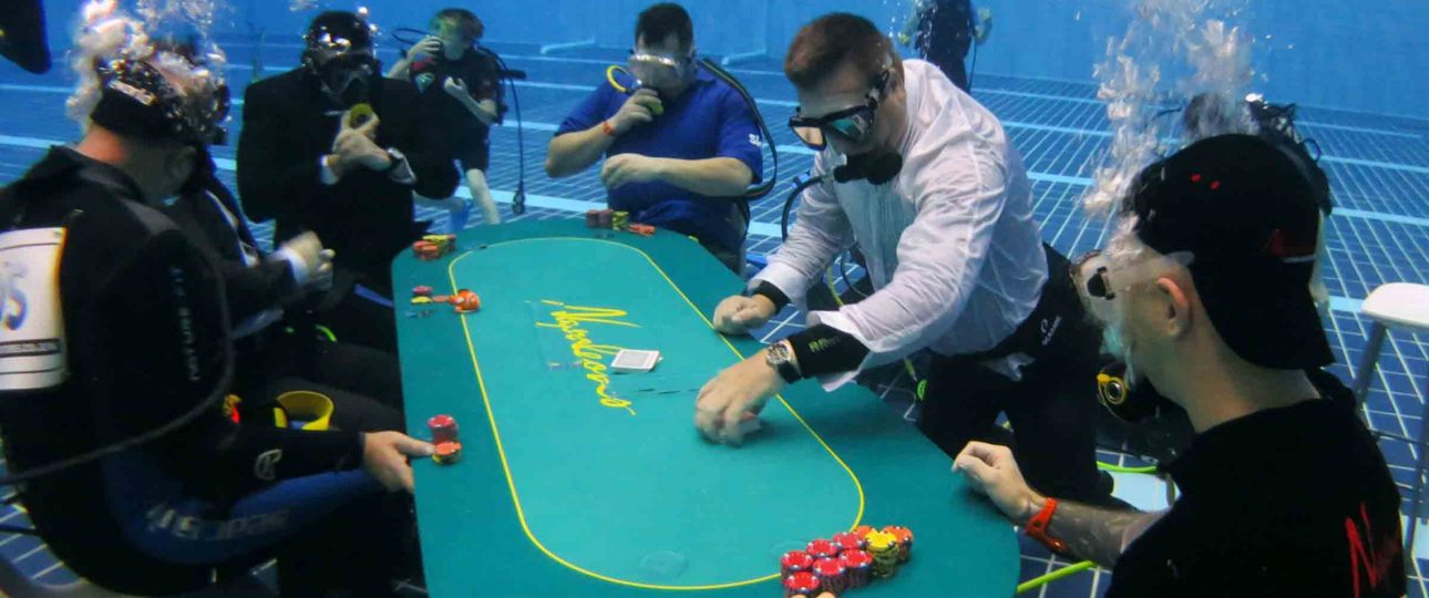 underwater poker